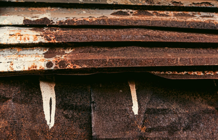 Roof shingles blown off